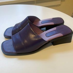 Purple mules